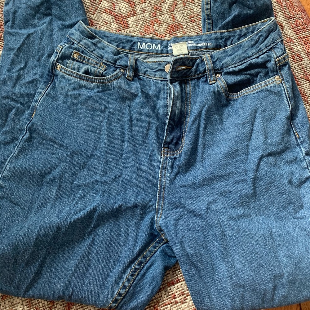 High waisted mom jeans
